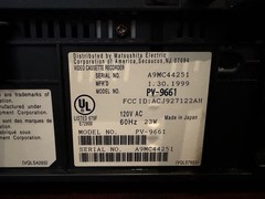 Panasonic PV-9661 OmniVision 4-Head Hi-Fi Stereo VHS VCR Working FREE SHIPPING