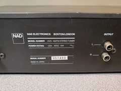 NAD 4125 AM/FM Stereo Tuner, Tested and Working
