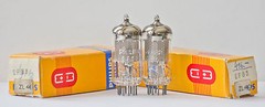 PHILIPS (VALVO) EF83 PERFECTLY MATCHED PAIR (2 tubes). NOS NIB TESTED STRONG