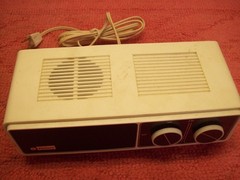 Rare! Vintage Emerson AM Desktop Radio Model TA-81, White, Taiwan, Free ship!