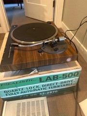 Realistic LAB-500 Automatic Turntable Walnut Veneer + Original Box Working