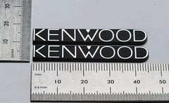 Kenwood Badge Logo Emblem PAIR Speakers, Amps, Turntables Custom Made IN USA🇺🇸