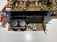 Pioneer SA-6500 II Stereo Amplifier Circuit Board and Front Plate Sub-Panel
