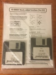 Unopened Ver.2.001 Roland VS-880EX Workstation Update Package for Mac & PC Disk