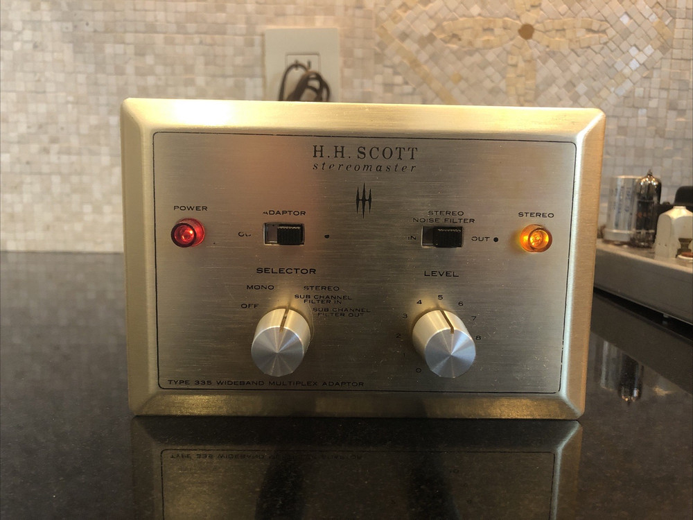 SCOTT STEREOMASTER 335 WIDEBAND MPX ADAPTOR Upgraded MPX Filter Caps