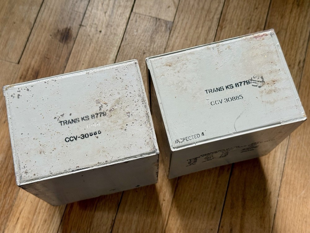 Great Pair NOS Western Electric KS-8779 Power Transformers For Tube Amplifier