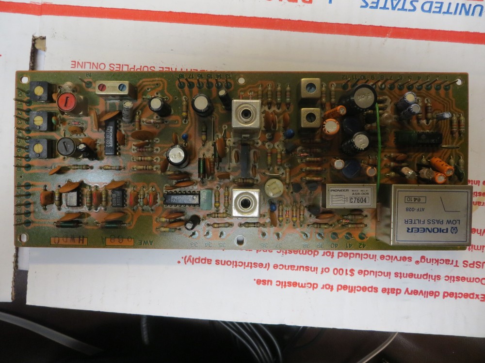 PIONEER SX 1250 STEREO RECEIVER : TUNER ASSEMBLY AWE-068