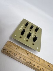 calrad hi-fi multiple speaker 6 switch panel