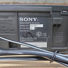 Sony SLV-N77 Hi-Fi Stereo VHS VCR Video Cassette Recorder – Working -No Remote