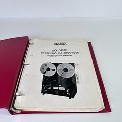Vintage Original Otari MX-5050 Professional Instruction Maintenance Manual