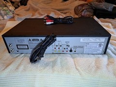Philips DVD 740vr Combo Player VHS DVD -THE VHS SIDE ONLY WORKS- No Remote