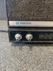 Vintage Truetone AM FM Radio Twin Speaker High Fidelity Works
