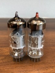 2 Tubes EF804 Telefunken Sliver Plates – NOS, Matched pair