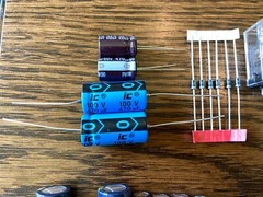 Pioneer SX-1250 Stabilizer Power Supply Protection Recap Kit Capacitor Rebuild