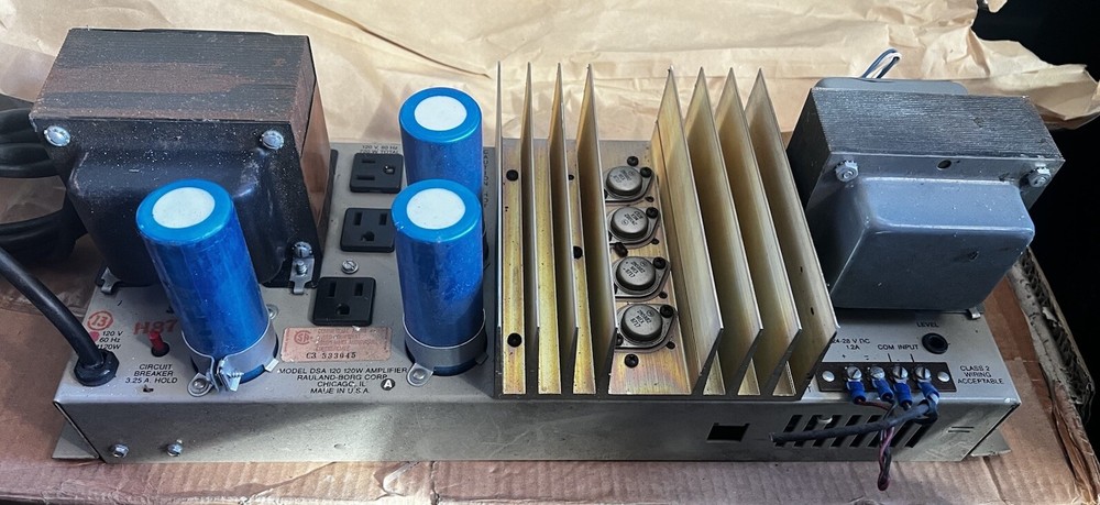 RAULAND BORG DSA120, 120W AMPLIFIER
