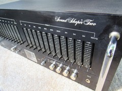 ADC Sound Shaper Two 2 Vintage Stereo Equalizer 12 Band X2 EQ Parts Repair AS-IS