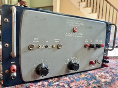 Very Rare Krohn-Hite DCA-50 50 Watt Wide Band Tube Amplifier DC-500 KC Powers On