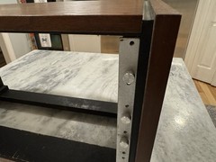 Crown By Jeln – Vintage Oiled Walnut Cabinet 6U Rack Mount VTG HiFi Wood Veneer