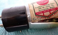 National Union 01A Vacuum Tube (UX 201A 301A) Dated 1937. Used. Tested Good.