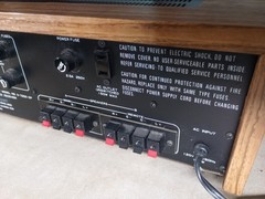VINTAGE SHERWOOD S-7250-CP RECEIVER WORKS GREAT!! MADE IN KOREA VIDEO