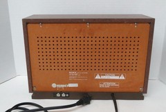 Vintage Sony ICF-9740W Radio AM FM Table Top Mid Century Simulated Wood Tested