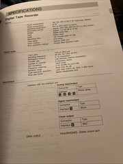 Sony Digital Audio Recorder Pcm 2500 Both Operation Manuals Japanese1 English1
