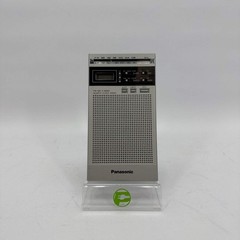 Panasonic Mister Thin FM/AM Radio with LCD Clock w/ case RF-066