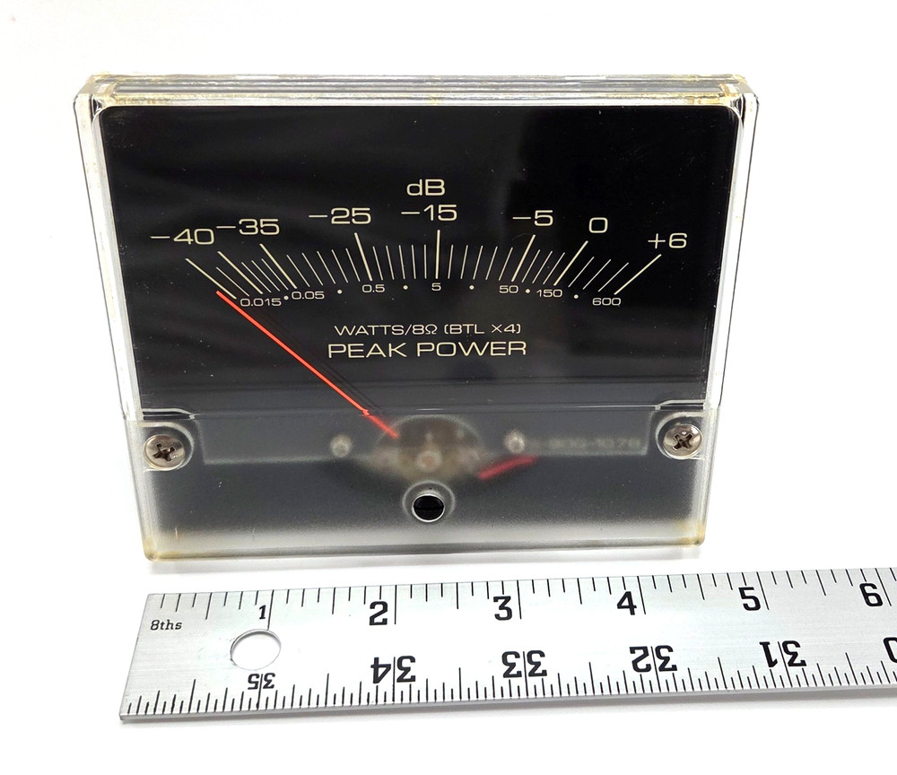 DBX BX-3 VINTAGE MONSTER AMPLIFIER PART LARGE VU METER 4.5″ * 2 AVAILABLE