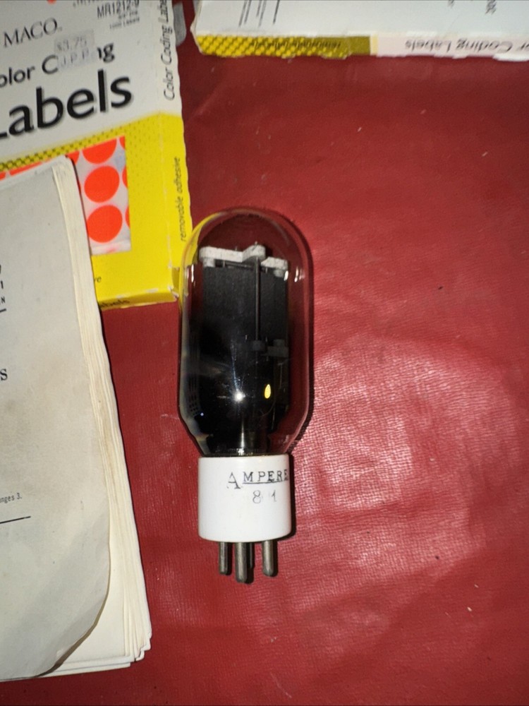 One Amperex Graphite Plate 830 VT-51 / 841 TESTED