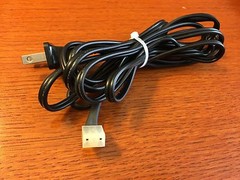 Pioneer PL-660 Turntable Parts – 110-volt Power Lead w/ Plug-in Connector