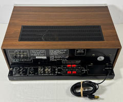 VTG Hitachi SR-503 AM/FM Stereo Receiver Wood Case PARTS/REPAIR Left Channel Out