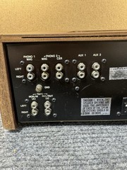 Vintage Allied 498 Solid State Stereophonic Receiver — Wood Cabinet — Japan