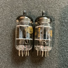 Rare NOS Amperex 12AX7A ECC83 Tubes MATCHED Bugle Boy 12ax7 7025 B339 PERFECT!