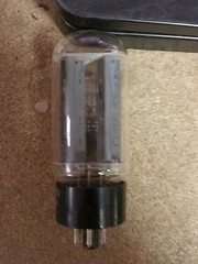 GE BLACKPLATE 5U4GB / 5AS4A rectifier tube – Tested Good on B&K Tester