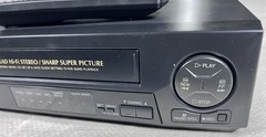 Sharp VC-H810U 4-Head Hi-Fi Stereo VHS VCR Player & Working Original Remote