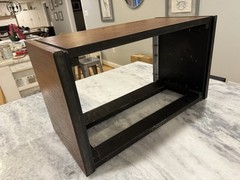 Crown By Jeln – Vintage Oiled Walnut Cabinet 6U Rack Mount VTG HiFi Wood Veneer