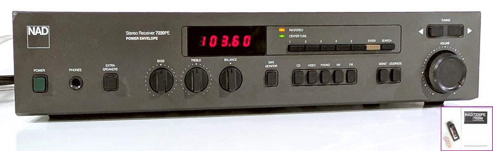 🔥【PRO SERVICED】NAD 7220PE Stereo 40W AM/FM Receiver! Phono In💥GUARANTY