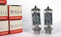 ONE 12AU6/HF94 TELEFUNKEN NOS GERMANY Tube Valvola Röhre Valve Lampe 진공관 真空管