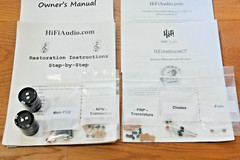 Hafler P1500 Restoration Kit repair rebuild service fix recap filter capacitors