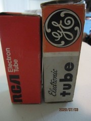 TWO TUBES 12JB6A BOTH BOXES HAVE A G ON BOX GOOD. FOUND AT ESTATE SALE