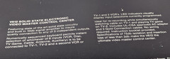 VTG Recoton V612 Video Master Control Center Producer Series (Open Box, Working)