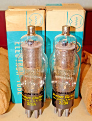 Pair, Western Electric Type 328A Radio/Audio Output Tubes, NOS