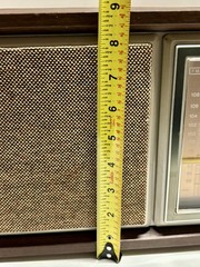 Vintage Sony ICF-9550W AM/FM Radio Wood Case *Working *Tuning & Case Need Work