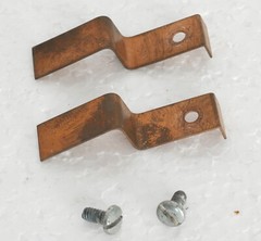 McIntosh MAC 1900 Receiver Part : Pair of Meter Holding Brackets