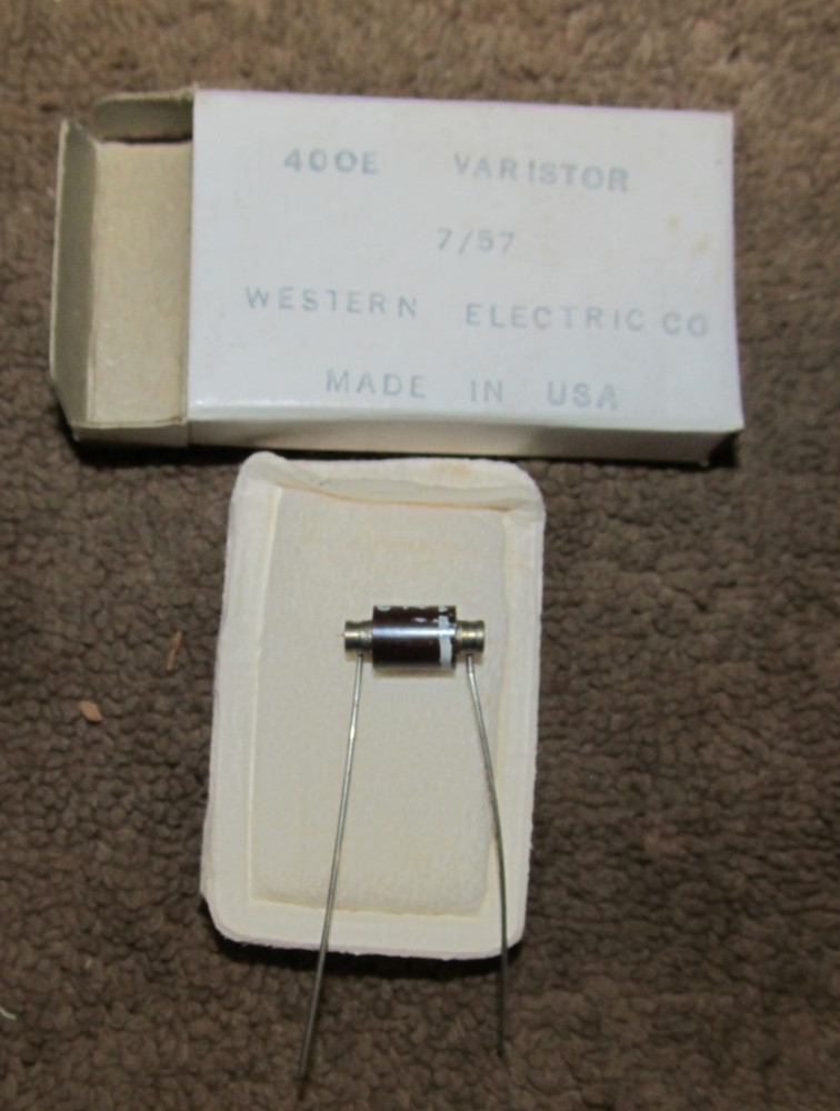 Western Electric 400E Varistor New In Box , 100 Available