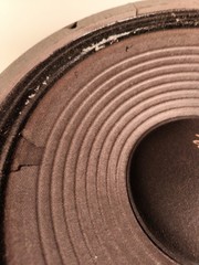 University C-12SW woofer vintage Dual Voice Coil Speaker Driver. parts/ repair