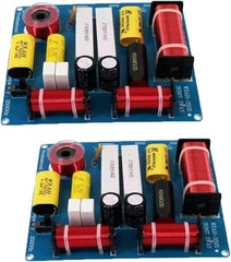 300W 3-Way Speaker Crossover 2PCS HiFi Frequency Divider Clear Sound Upgrade