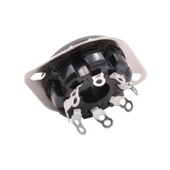 10PCS 8Pin Octal Vacuum Tube Socket For 6SN7 EL34 274B 6L6 KT88 Chassis MountFKE