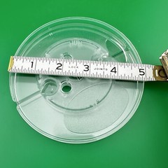 5-inch Take-up Reel 5″ x 1/4″ ~ 3″ Hub ~ Empty Clear Plastic ~ No Tape ~ NOS