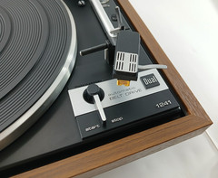 Vintage DUAL 1241 Automatic Belt Drive TURNTABLE Record Player SHURE M91ED Read!